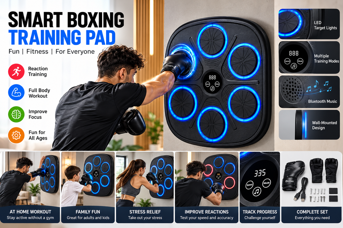 Intelligent Boxing Machine | Smart LED Punching Trainer