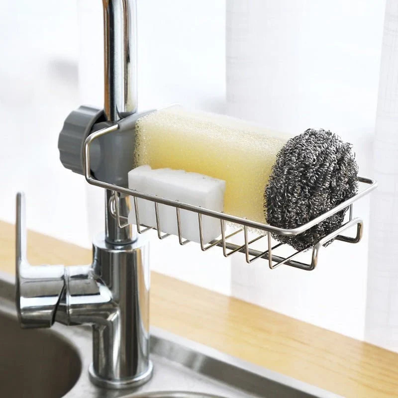 Stainless Steel Faucet Shelf & Sink Organizer