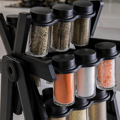 Rotating Spice Rack 18 Jars
