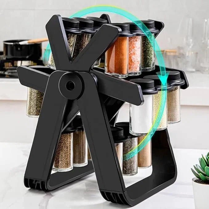 Rotating Spice Rack 18 Jars