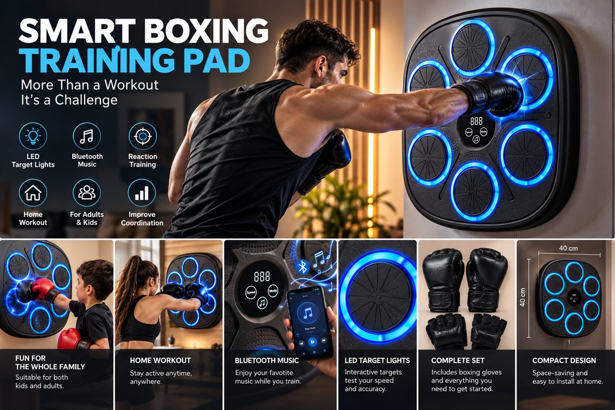 Intelligent Boxing Machine | Smart LED Punching Trainer