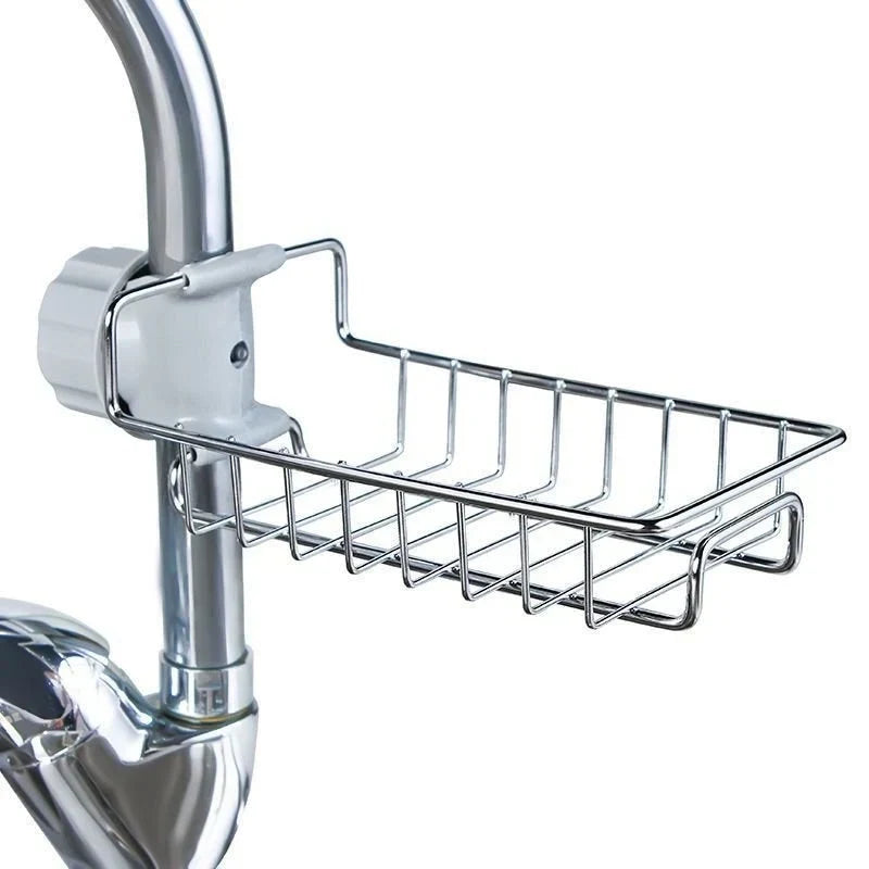 Stainless Steel Faucet Shelf &amp; Sink Organizer