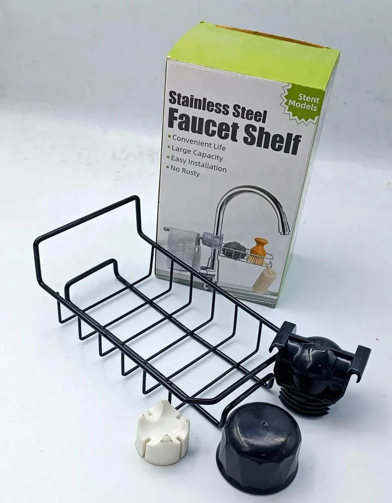 Stainless Steel Faucet Shelf &amp; Sink Organizer